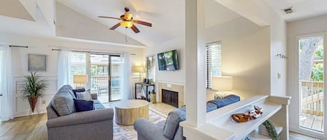 TV, DVD player, stereo, offices