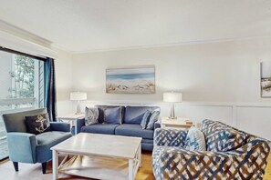 TV, offices - Seas the Day - all-suite getaway with pools, tennis, steps to beach (Hilton Head)