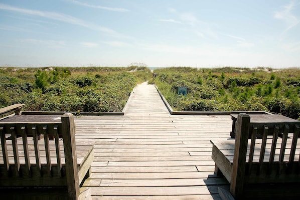 Property grounds - Sunny Ocean Club Condo | Pool & Private Beach Access | Steps to Shore (Hilton Head)