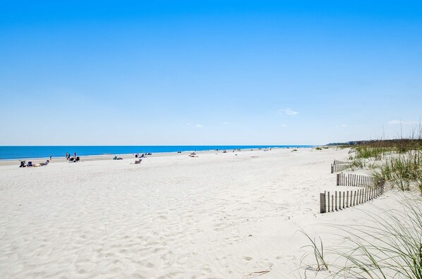 Beach nearby - Spacious Deck, Hot Tub, Second Row To Beach & Brand New Private Pool & Spa (Hilton Head)