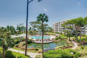 Pool - Beach dream w/ balcony view & shared pool - steps from the beach (Hilton Head)