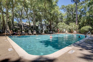 Pool - Snowbird/dog-friendly villa with WiFi, 2 patios, & grill + pool/ beach access (Hilton Head)
