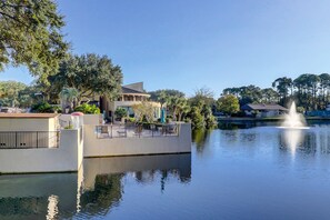 Property grounds - Beachfront escape with pools, hot tub, WiFi, washer/dryer, & central AC (Hilton Head)