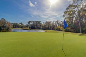 Golf - Two-story end condo with private patio, grill, pool, & tennis (Hilton Head)