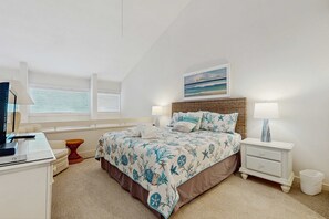 Iron/ironing board, WiFi, bed sheets - Marsh-view Harbour Town condo w/ shared pool - close to shops & restaurants (Hilton Head)
