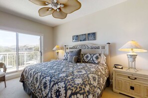 Iron/ironing board, WiFi - Bright & Airy Retreat with Balcony Views, Walkable Beach Access & Central Location (Hilton Head)