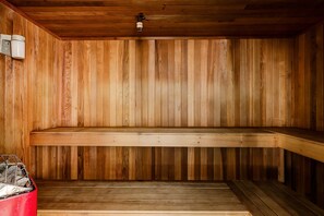 Sauna - Oceanview condo at Port Royal with pools, tennis, & beach access (Hilton Head Island)