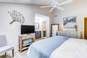 Iron/ironing board, WiFi, bed sheets - Dog-Friendly Villa w/ Walkable Beach Access, AC, Deck, WiFi & Shared Pool (Hilton Head)