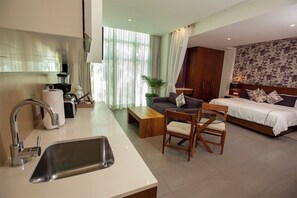 1 bedroom, iron/ironing board, WiFi, bed sheets - Studio unit Marine (Cruz de Huanacaxtle)