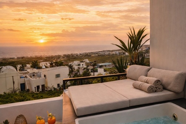 Two Bedroom House Sea view with Outdoor Hot Tub | Terrace/patio