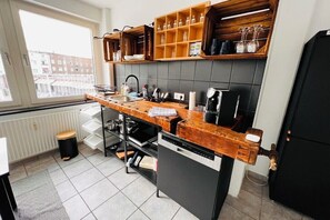 Private kitchen - Central spacious apartment with roof terrace! (Bochum)