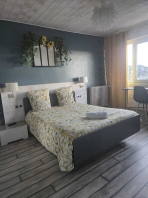 4 bedrooms, iron/ironing board, Internet, bed sheets - Large T5 for 7 people (Angers)