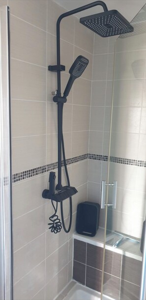 Shower, hair dryer, towels, toilet paper - Large T5 for 7 people (Angers)
