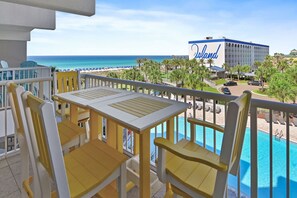 Outdoor dining - 🌊Pool Views | Lazy River | Multiple Pools | Destin West Gulfside 406🌊 (Fort Walton Beach)