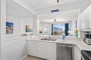 Fridge, microwave, oven, stovetop - 🌊Pool Views | Lazy River | Multiple Pools | Destin West Gulfside 406🌊 (Fort Walton Beach)