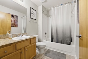 Towels, soap, toilet paper