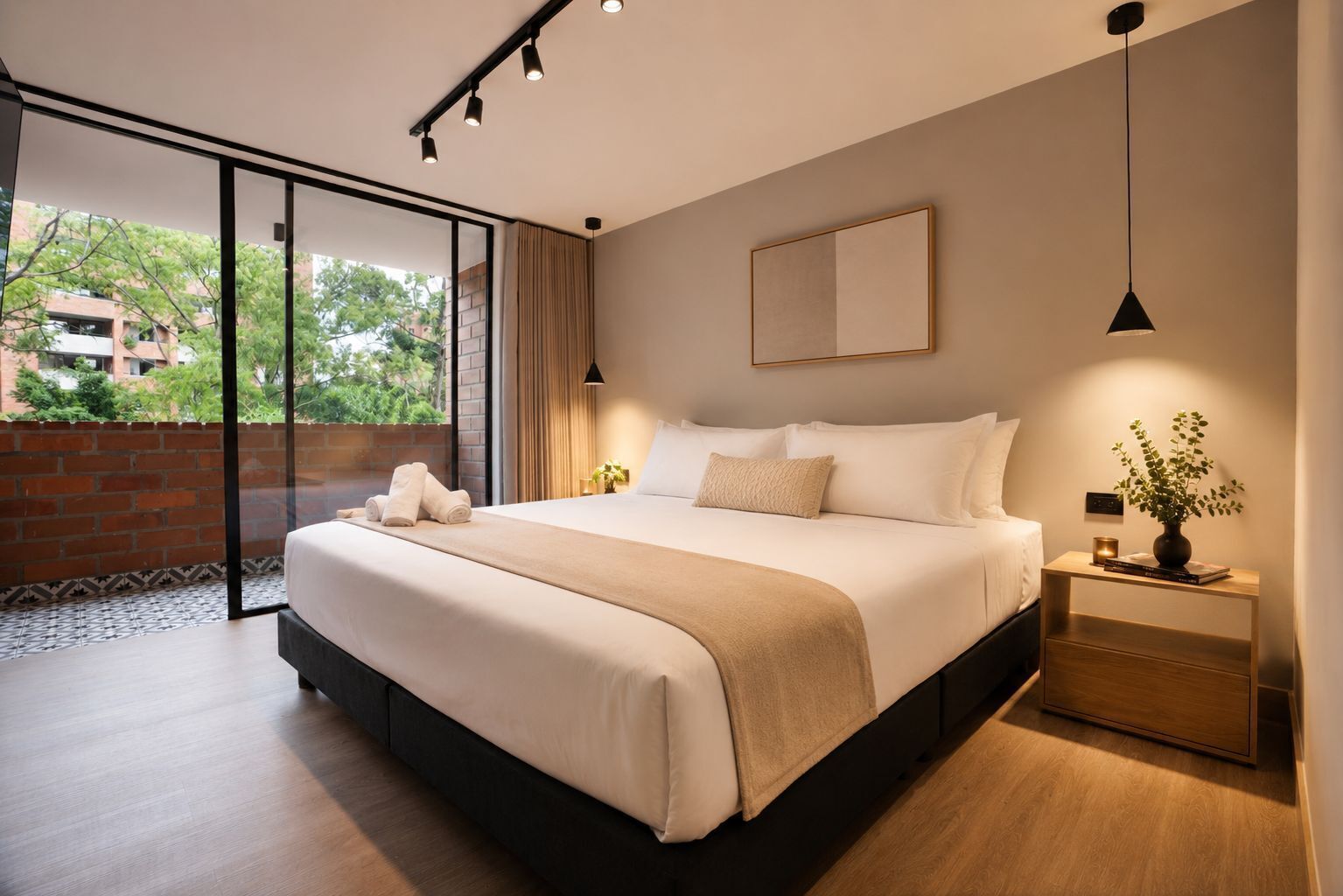 Appartement, 2 chambres, vue ville | Wi-Fi gratuit, draps fournis
