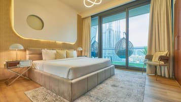 Premium Apartment, City View | In-room safe, laptop workspace, iron/ironing board, free WiFi