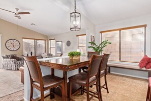 Dining - 4BR Pool & Hot Tub | Monthly Stays (Litchfield Park)