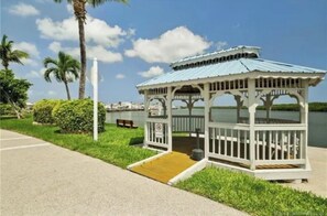 Pavilion at dog walk area
