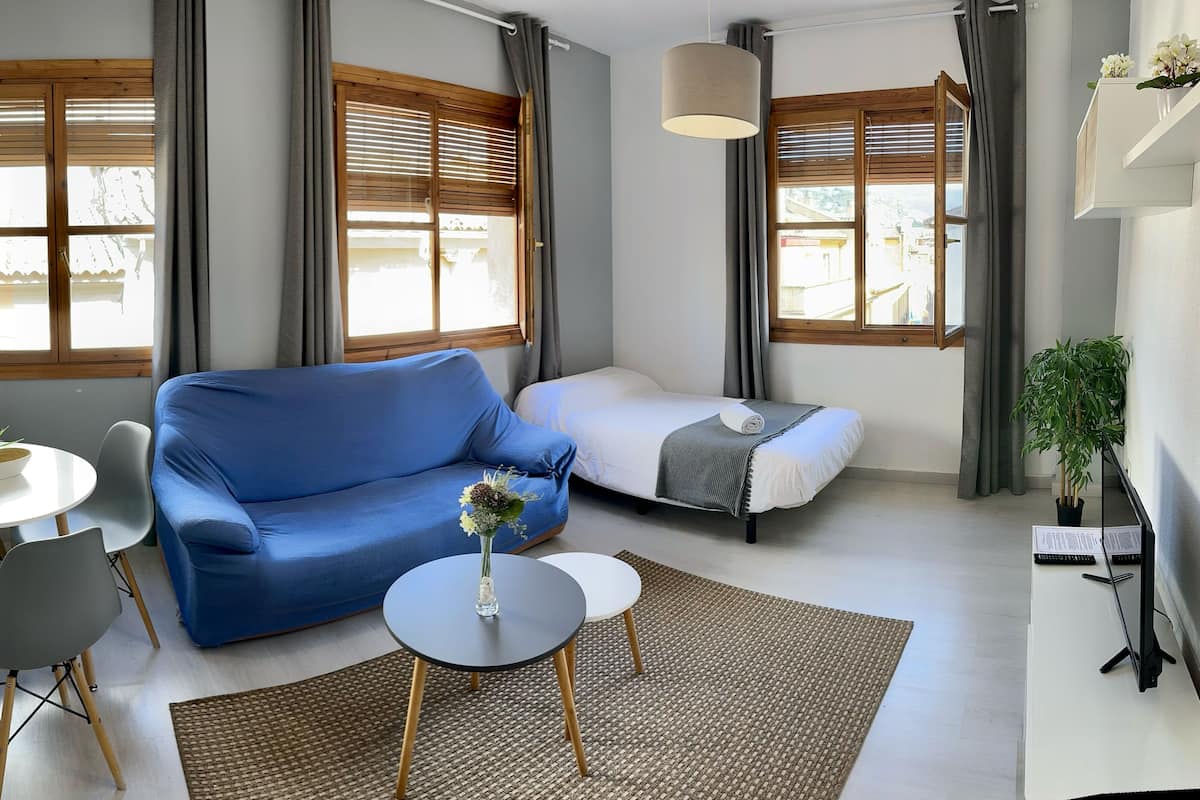 Penthouse, Balkon, Stadtblick