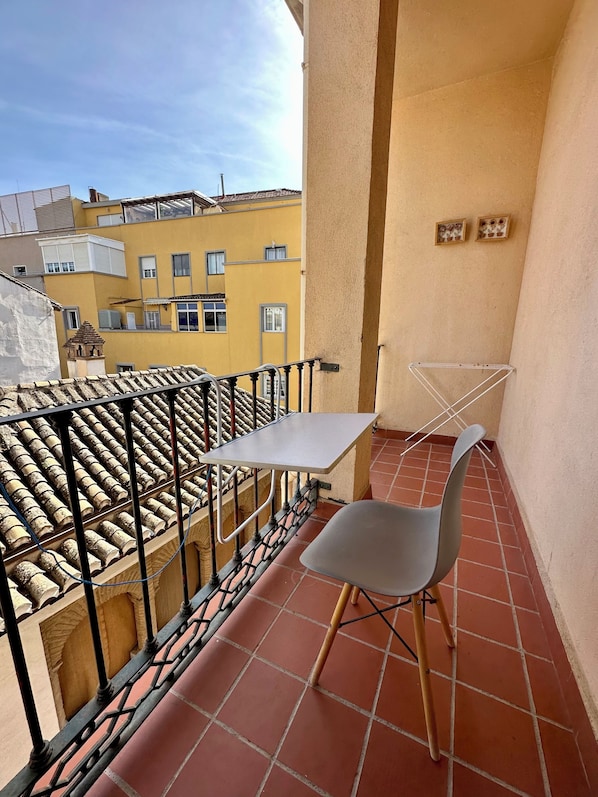 Penthouse, balcón, vista a la ciudad | Áreas de la propiedad