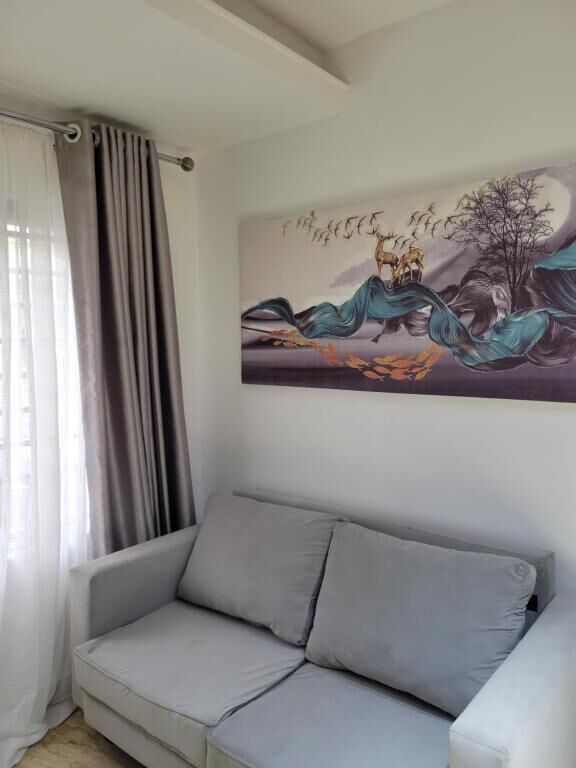 아파트, 침실 2개, 에어컨 | 거실 공간