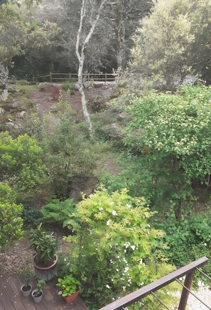 Property grounds - Holiday Home 'A Romantic Retreat in The Woods' with Mountain View, Wi-Fi and Air Conditioning (Molières-sur-Cèze)