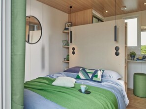 Chalet | 2 bedrooms, individually furnished, bed sheets - Sagittaire Mobile Home (Bouillon)