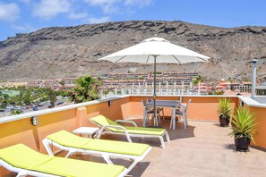 Outdoor dining - Holiday apartment in Mogan (Lomo Quiebre)