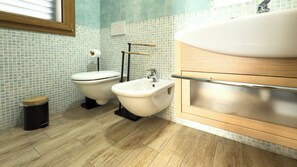 Shower, hair dryer, bidet, towels - Urban Loft-2 -  In the heart of Olbia (Olbia)