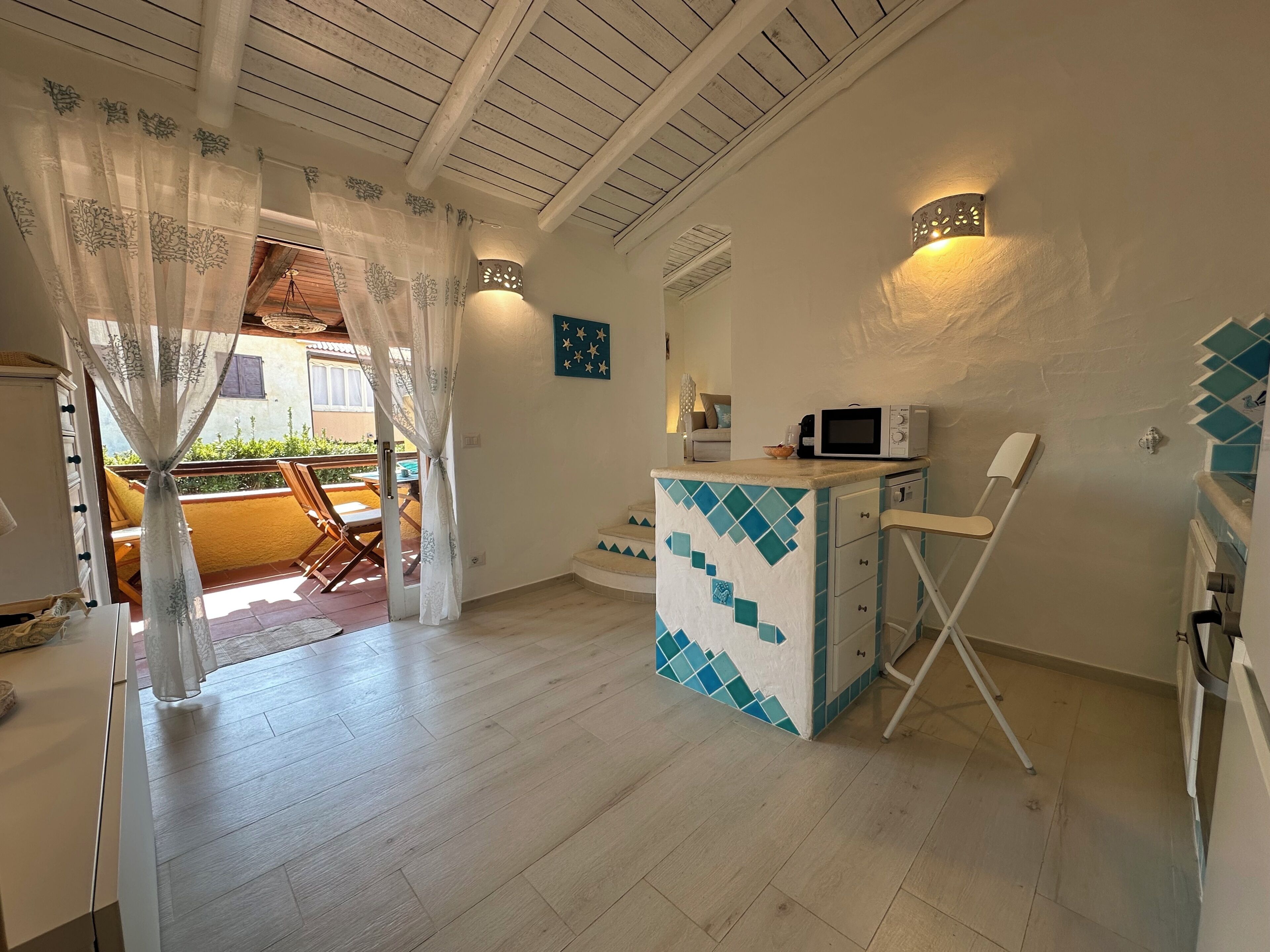 Departamento tradicional, balcón, vista al mar | Interior