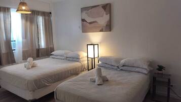 1 bedroom, iron/ironing board, Internet, bed sheets