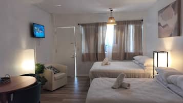 1 bedroom, iron/ironing board, Internet, bed sheets