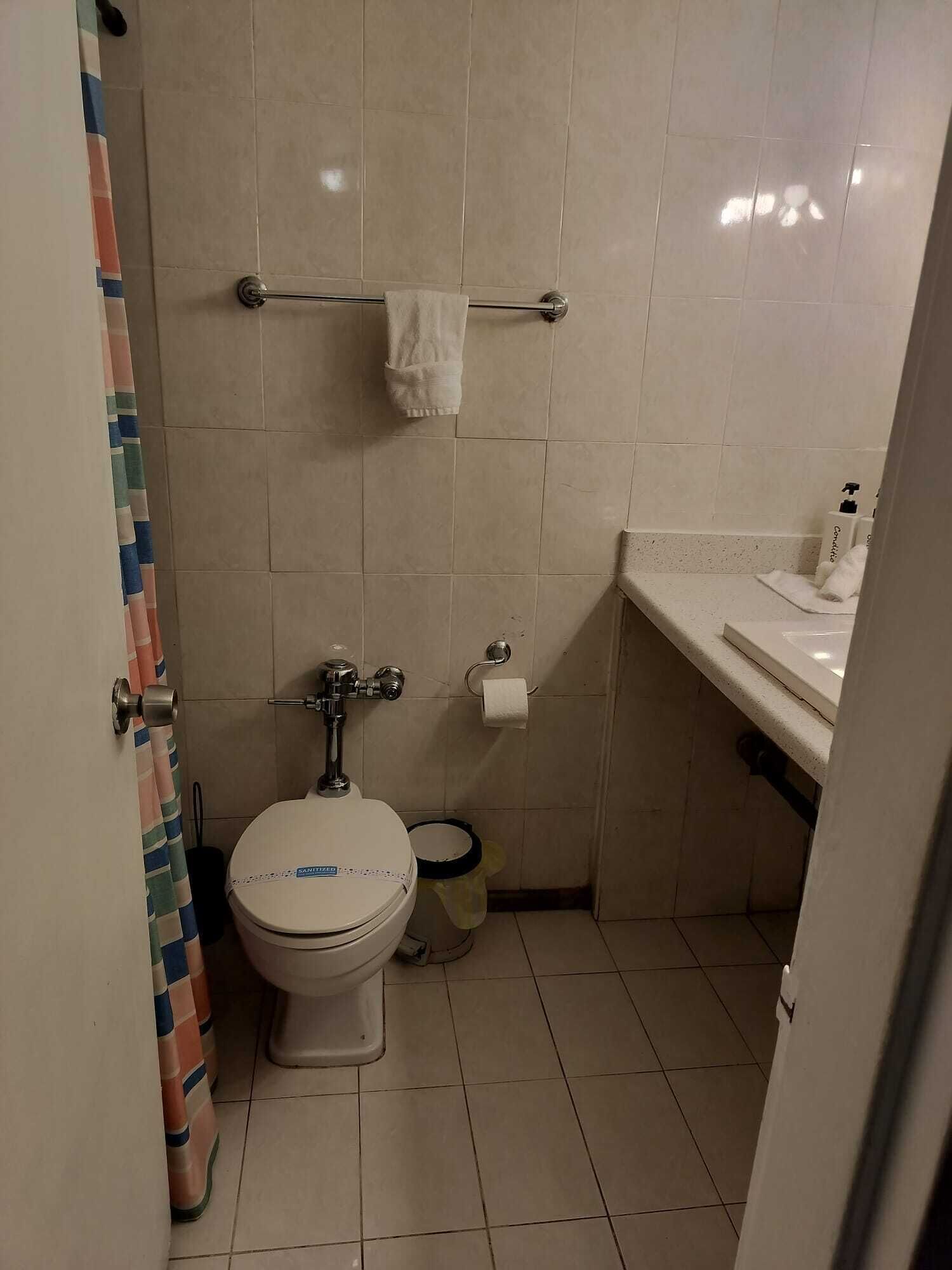 Towels, soap, toilet paper