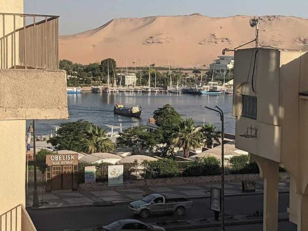 Uitzicht vanuit accommodatie