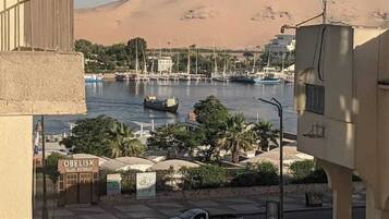 Uitzicht vanuit accommodatie