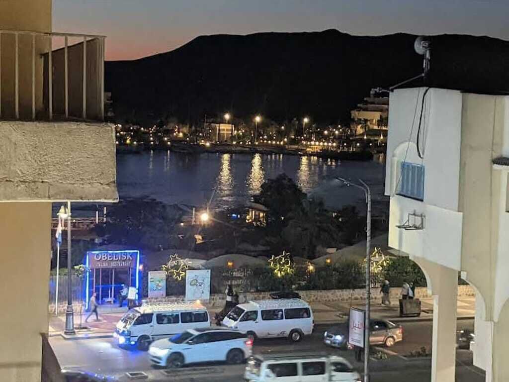 Blick von der Unterkunft