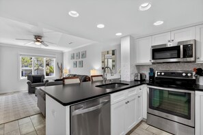 Fridge, microwave, oven, stovetop - Award-Winning Resort Amenities | Port O' Call G203 (Isle Of Palms)