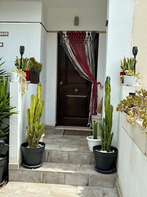 Exterior detail - Luxury vacation home Casa Louisa Lori Malaga, pool close to beach. (AN)