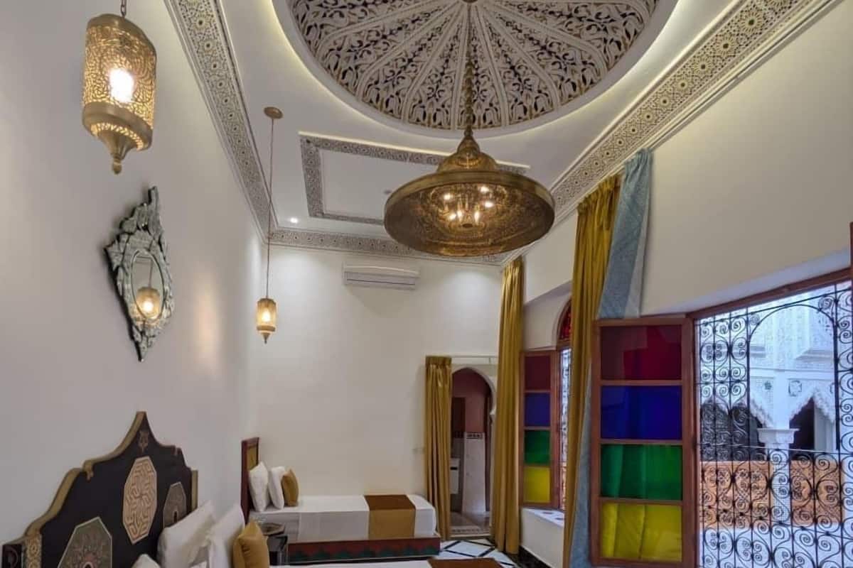 Luksusrom, balkong, parkutsikt