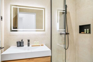 Shower - TheBlueStay 263 - Stunning A/C Apartment (Paris)