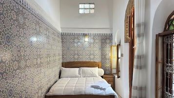 Standard-Doppelzimmer, Blick auf den Innenhof