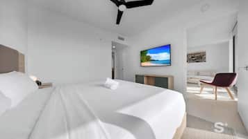 Appartamento, balcone, vista città