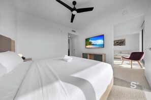 Appartamento, balcone, vista città