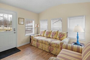 TV, DVD player, stereo