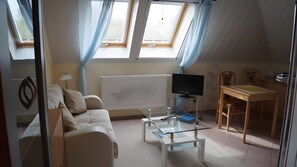 TV, DVD player, stereo - Holiday Apartment for 2 Guests (40 m²) in Wiek on Rügen (Wiek)