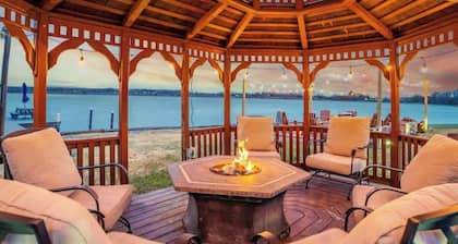 6 Bed, 180°View, Beach, Sleeps 16, HotTub, Game Rm