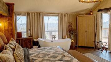 Double Room, Patio, Mountain View