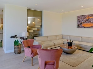 Villa | Living room - Seafront Stay in Necujam Bay (Solta)